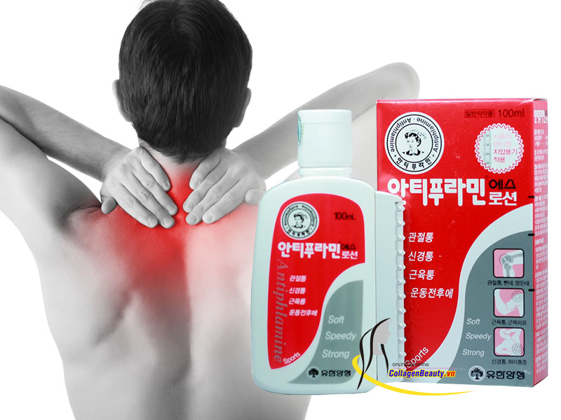 Dầu xoa bóp giảm đau Antiphlamine Lotion 100ml Hàn Quốc