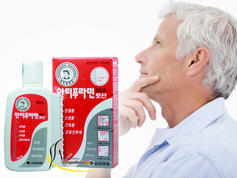Dầu xoa bóp giảm đau Antiphlamine Lotion 100ml Hàn Quốc