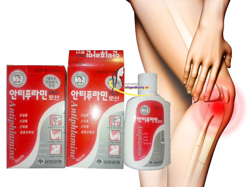 Dầu xoa bóp giảm đau Antiphlamine Lotion 100ml Hàn Quốc