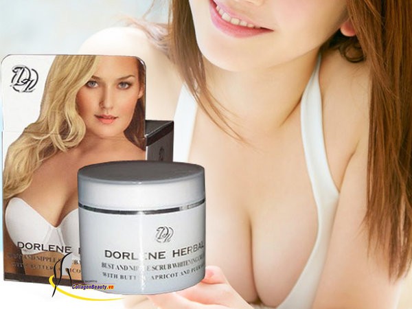 Dorlene - Herbal áo trắng - Kem săn chắc trắng sáng ngực