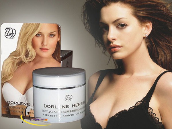 Dorlene - Herbal áo trắng - Kem săn chắc trắng sáng ngực