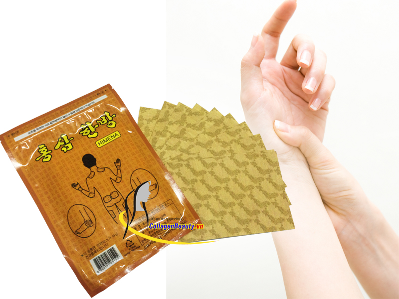 Miếng Cao Dán Hồng Sâm Himena Trị Nhức Mỏi Hàn Quốc