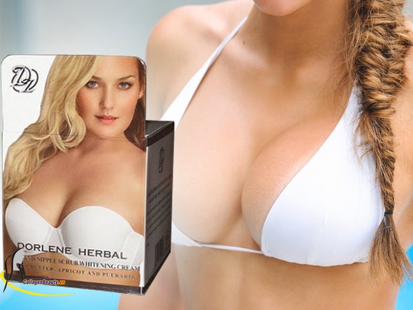 Dorlene - Herbal áo trắng - Kem săn chắc trắng sáng ngực