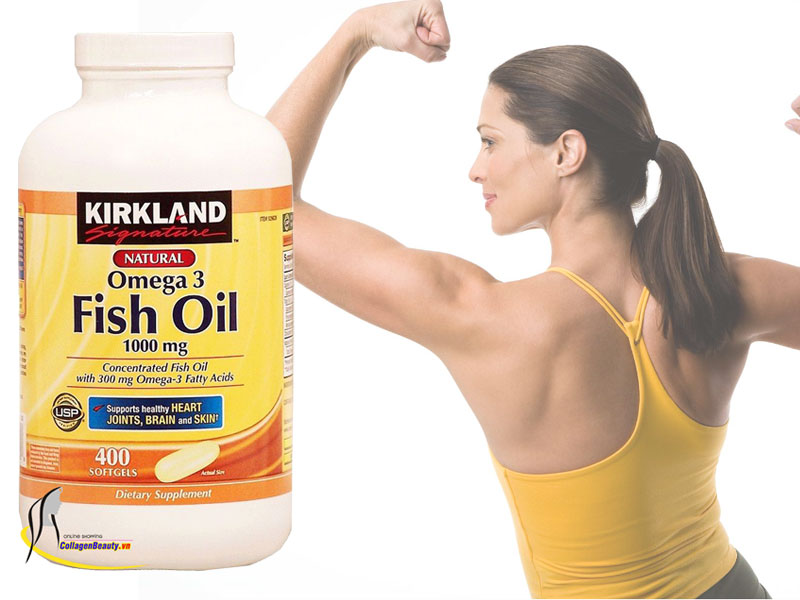 Viên Dầu Cá Fish Oil Omega 3 1000mg Kirkland - Thực Phẩm Chức Năng Chăm Sóc Sức Khỏe & Sắc Đẹp
