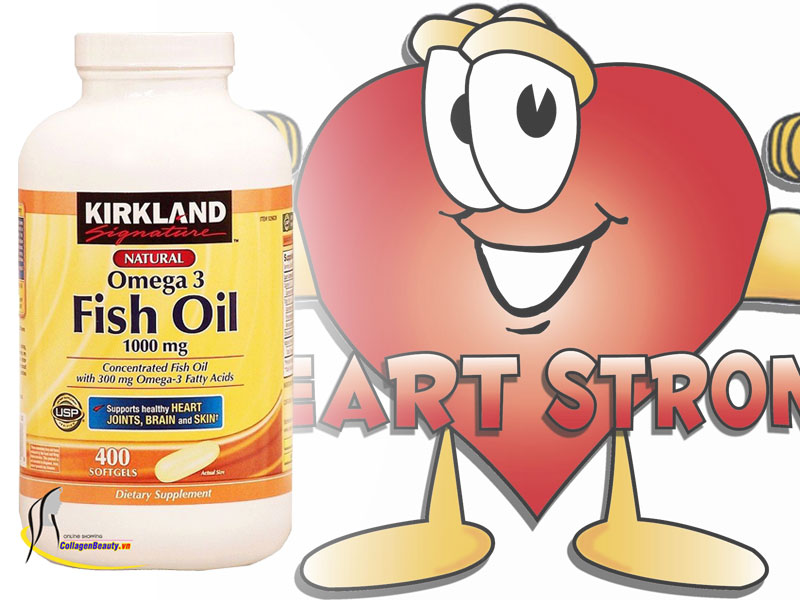 Viên Dầu Cá Fish Oil Omega 3 1000mg Kirkland - Thực Phẩm Chức Năng Chăm Sóc Sức Khỏe & Sắc Đẹp