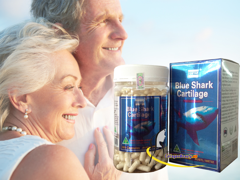 Sụn Vi Cá Mập Blue Shark Cartilage Costar 365 Viên