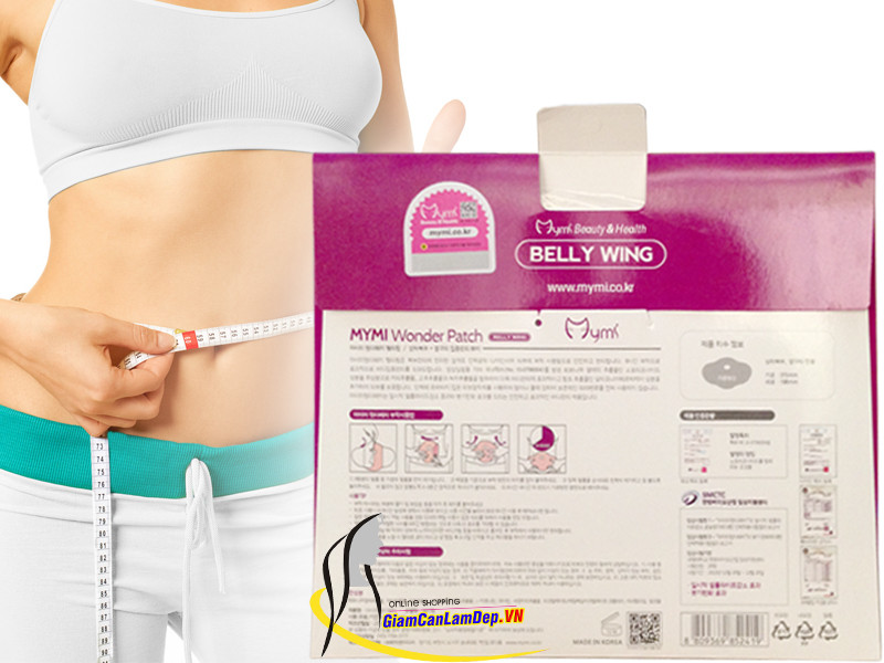 Miếng Dán Tan Mỡ Bụng - Mỡ Đùi Mymi Wonder Patch Hàn Quốc