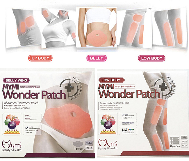 Miếng Dán Tan Mỡ Bụng - Mỡ Đùi Mymi Wonder Patch Hàn Quốc