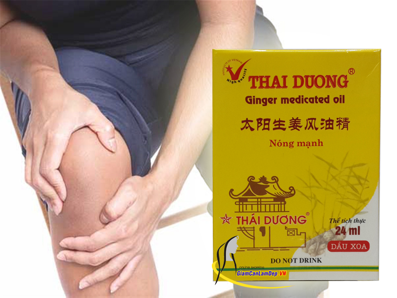 Dầu gió Gừng Thái Dương nóng mạnh