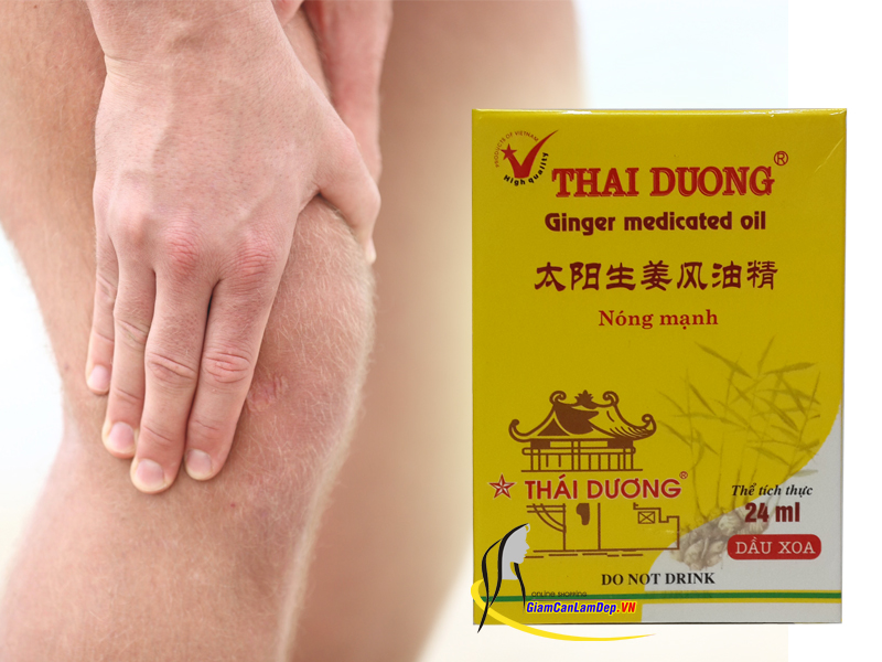 Dầu gió Gừng Thái Dương nóng mạnh