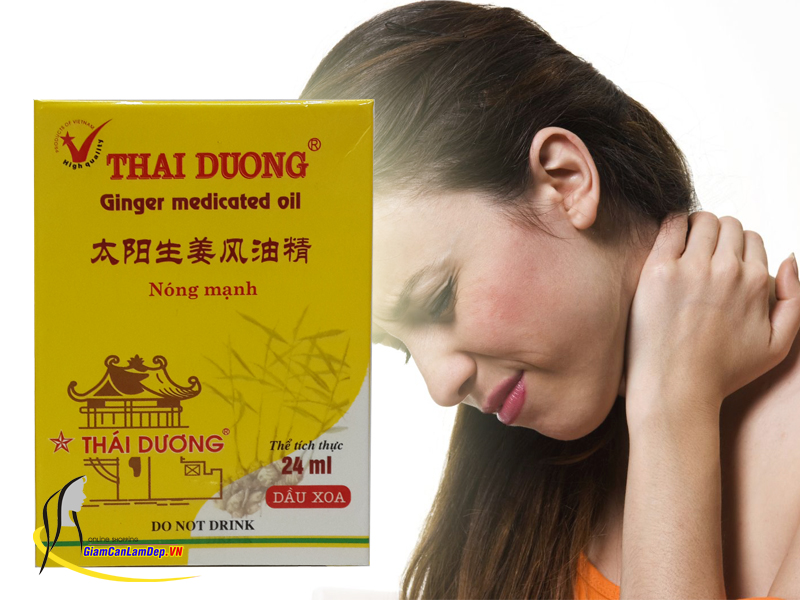 Dầu gió Gừng Thái Dương nóng mạnh