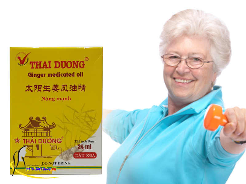 Dầu gió Gừng Thái Dương nóng mạnh