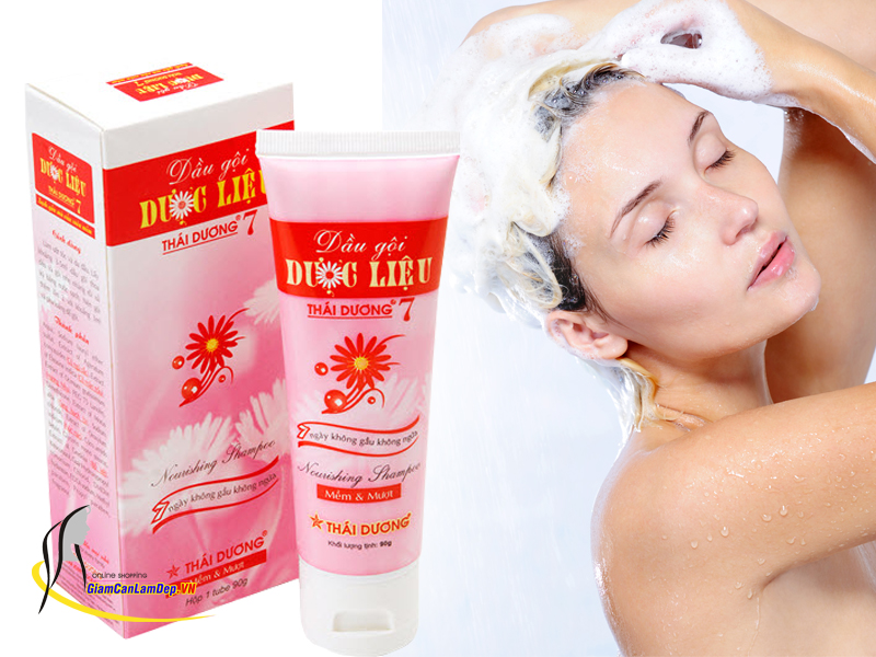 Dầu Gội Dược Liệu Thái Dương 7 tuýp 90g