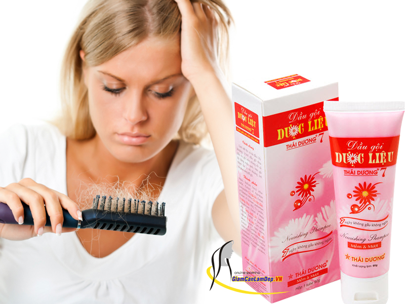 Dầu Gội Dược Liệu Thái Dương 7 tuýp 90g