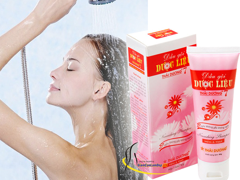 Dầu Gội Dược Liệu Thái Dương 7 tuýp 90g