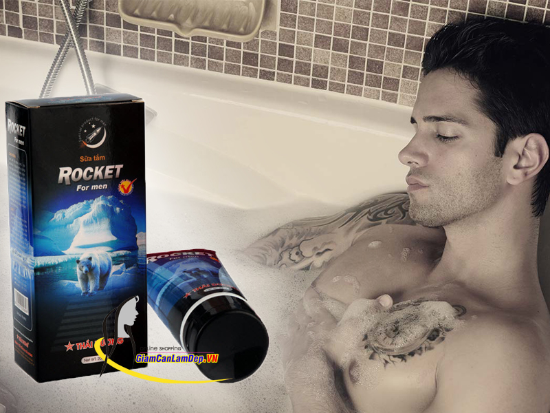 Sữa Tắm Rocket For Men- Sữa Tắm Dành Cho Nam