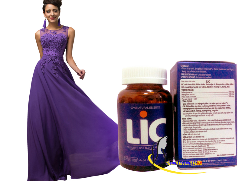 Thuốc Giảm Cân LIC - Viên Uống Giảm Cân Của Mỹ