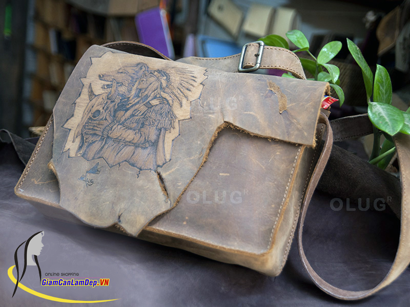 Túi Đeo Chéo Dành Cho Nam Tattoo Handmade Olug Mã SP 960