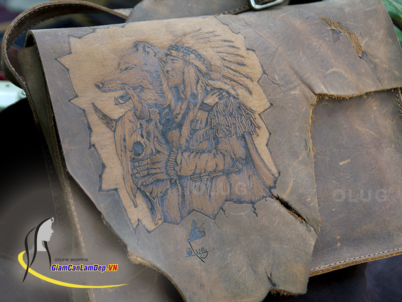 Túi Đeo Chéo Dành Cho Nam Tattoo Handmade Olug Mã SP 960