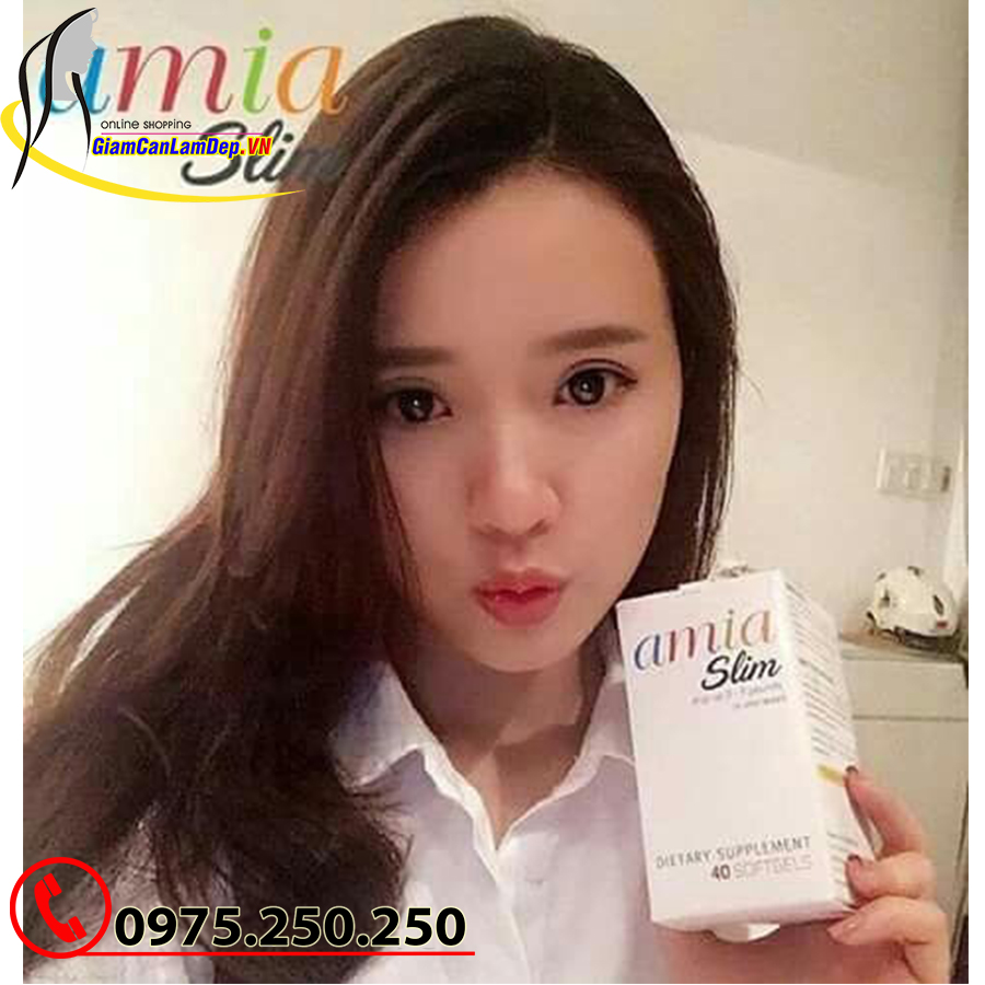 Viên Uống Hỗ Trợ Giảm Cân Amia Slim 40 Viên Của Mỹ