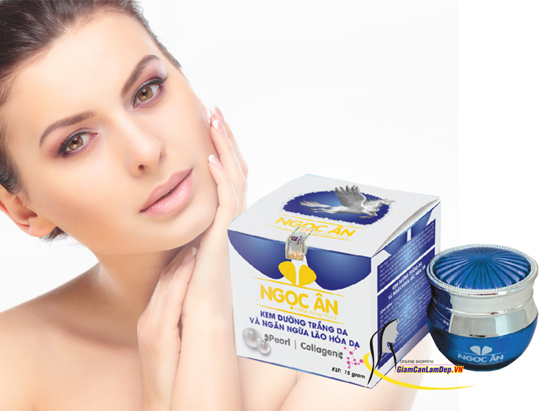 Mỹ phẩm Ngọc Ân - Kem Dưỡng Trắng Da, Ngăn Ngừa Lão Hóa 20gr (COD: 08)
