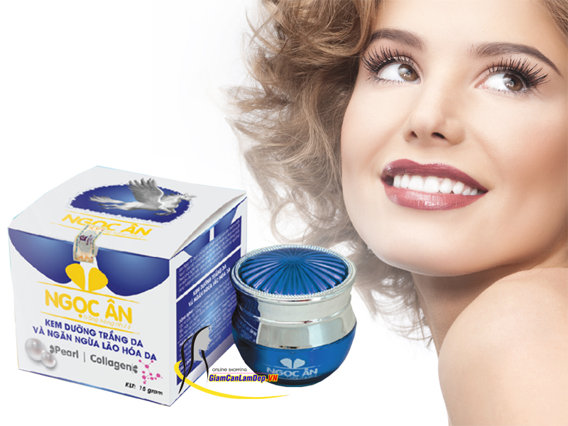 Mỹ phẩm Ngọc Ân - Kem Dưỡng Trắng Da, Ngăn Ngừa Lão Hóa 20gr (COD: 08)