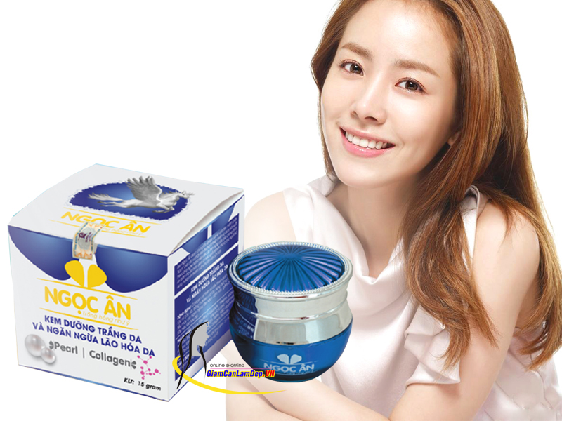 Mỹ phẩm Ngọc Ân - Kem Dưỡng Trắng Da, Ngăn Ngừa Lão Hóa 20gr (COD: 08)