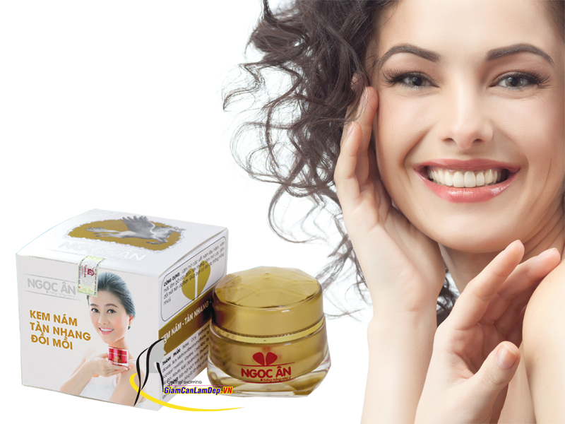Mỹ Phẩm Ngọc Ân - Kem Đặc Trị Nám, Tàn Nhang, Đồi Mồi 12gr (COD: 18)