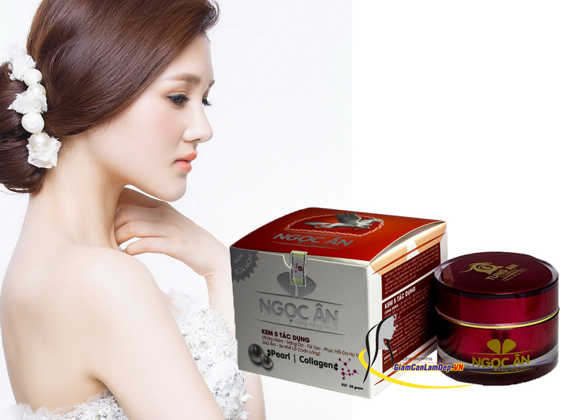 Kem 5 Trong 1 30gr Của Mỹ Phẩm Ngọc Ân Trị Nám, Phục Hồi Da, Se Khít Lỗ Chân Lông (COD: 03)