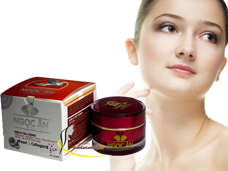 Kem 5 Trong 1 30gr Của Mỹ Phẩm Ngọc Ân Trị Nám, Phục Hồi Da, Se Khít Lỗ Chân Lông (COD: 03)
