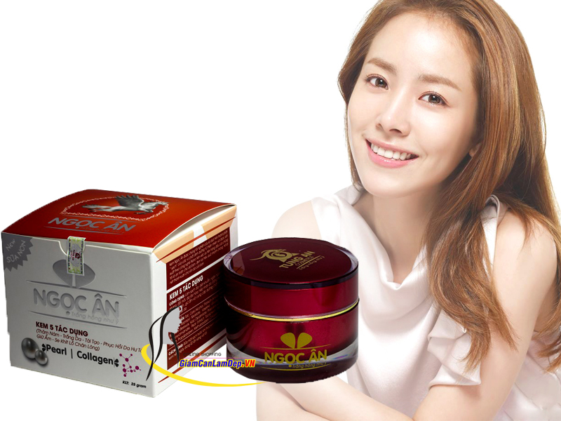 Kem 5 Trong 1 30gr Của Mỹ Phẩm Ngọc Ân Trị Nám, Phục Hồi Da, Se Khít Lỗ Chân Lông (COD: 03)