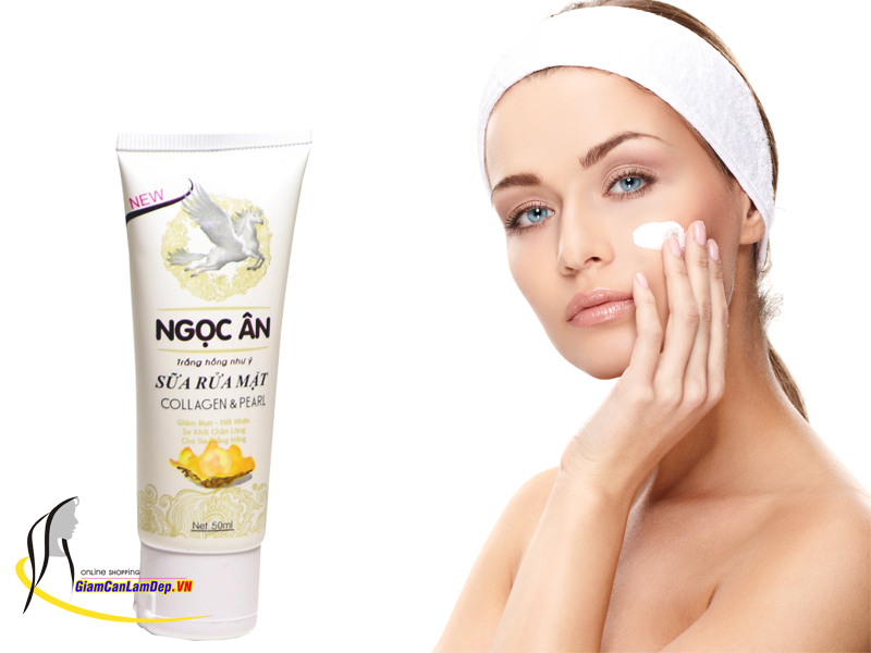 Sữa Rửa Mặt Collagen Và Ngọc Trai Của Mỹ Phẩm Ngọc Ân (cod: 26)