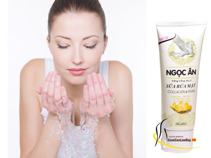 Sữa Rửa Mặt Collagen Và Ngọc Trai Của Mỹ Phẩm Ngọc Ân (cod: 26)