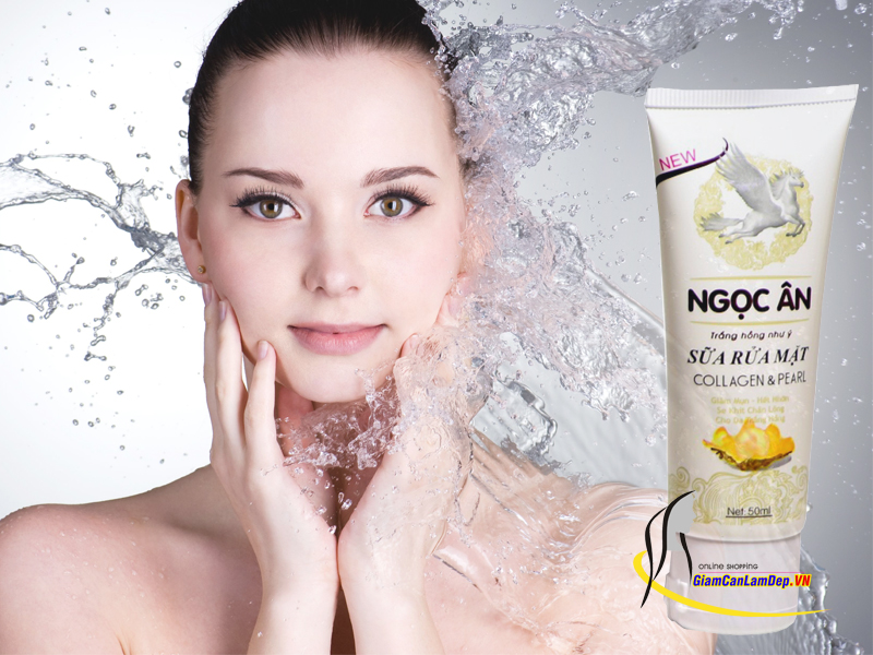 Sữa Rửa Mặt Collagen Và Ngọc Trai Của Mỹ Phẩm Ngọc Ân (cod: 26)