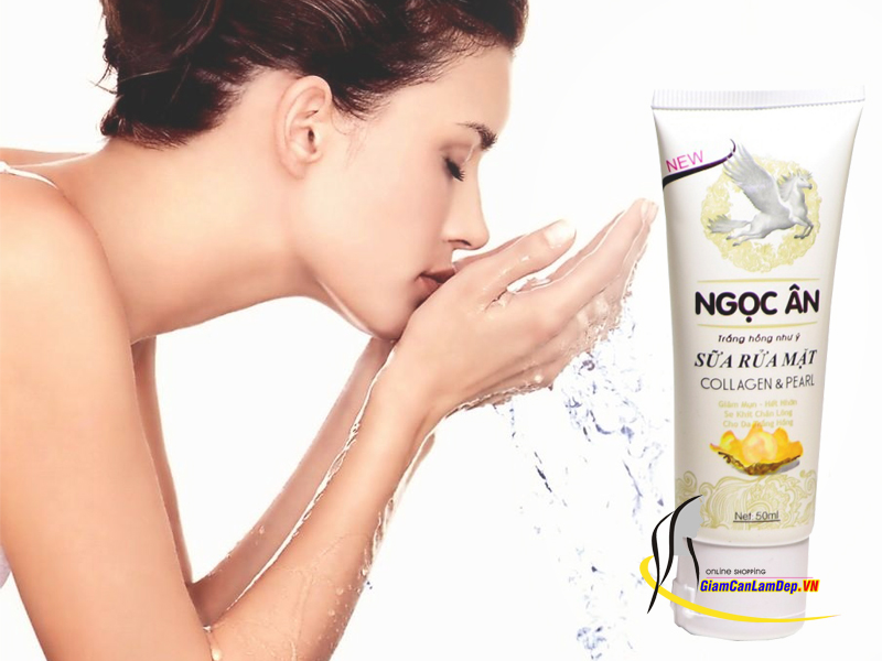 Sữa Rửa Mặt Collagen Và Ngọc Trai Của Mỹ Phẩm Ngọc Ân (cod: 26)