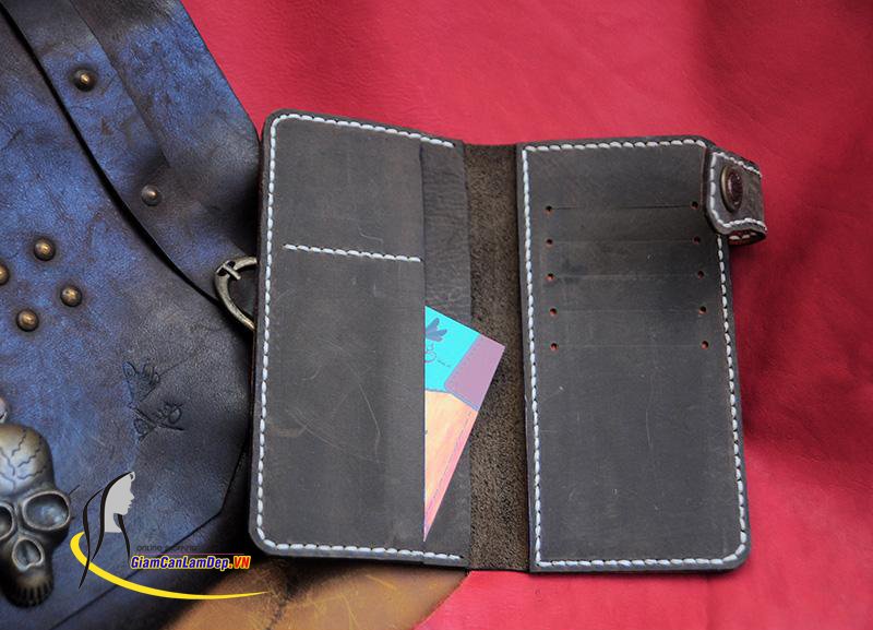 Ví Da Nữ Cầm Tay Handmade Olug Làm Bằng Da Thật 100% Nhiều Màu Sắc Mã SP 893