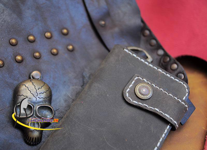 Ví Da Nữ Cầm Tay Handmade Olug Làm Bằng Da Thật 100% Nhiều Màu Sắc Mã SP 893