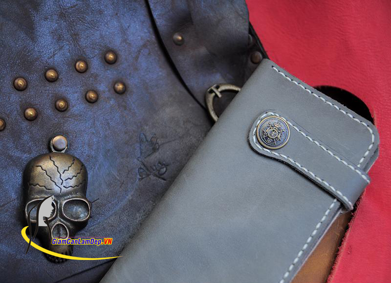 Ví Da Nữ Cầm Tay Handmade Olug Với Nhiều Màu Sắc Mã SP 892