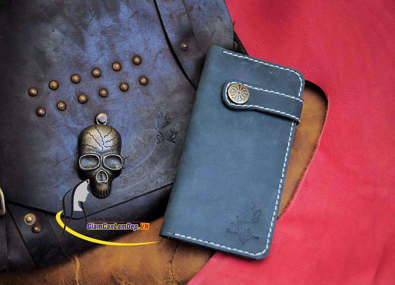 Ví Da Nữ Cầm Tay Handmade Olug Với Nhiều Màu Sắc Mã SP 892