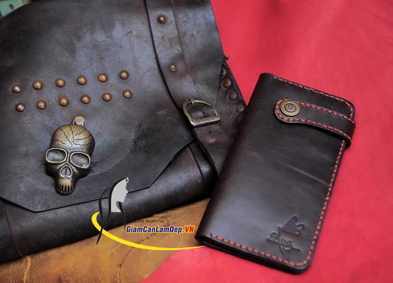 Ví Da Nữ Cầm Tay Handmade Olug Với Nhiều Màu Sắc Mã SP 892