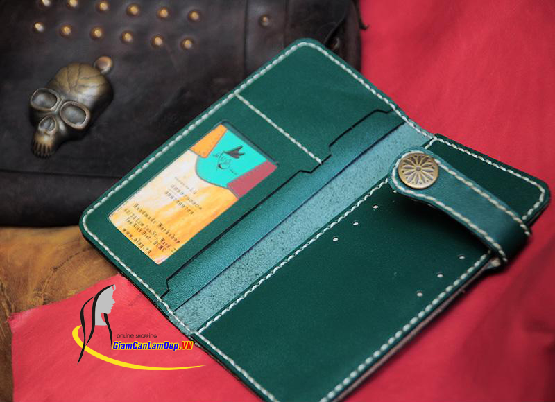 Ví Da Nữ Cầm Tay Handmade Olug Với Nhiều Màu Sắc Mã SP 892