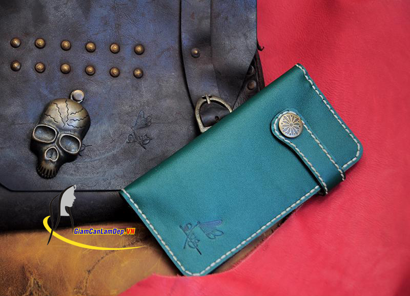 Ví Da Nữ Cầm Tay Handmade Olug Với Nhiều Màu Sắc Mã SP 892