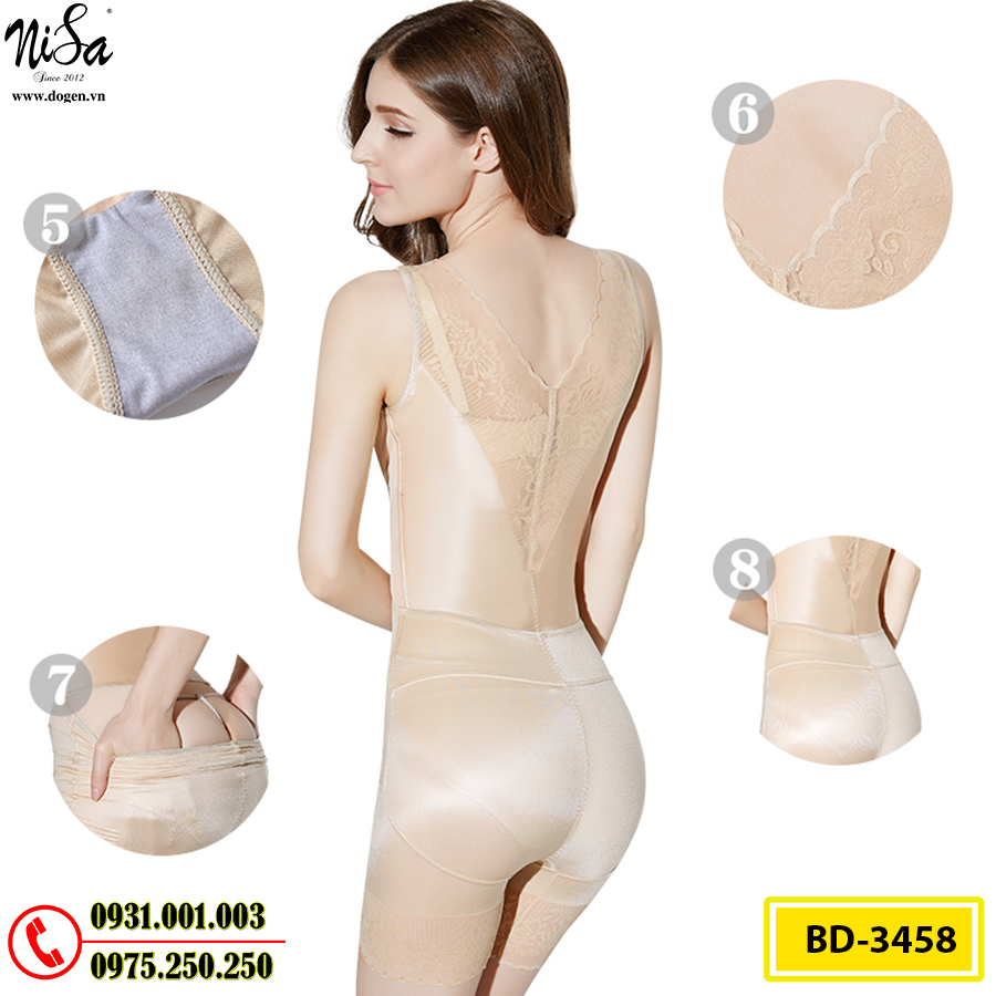 Đồ Lót Định Hình - Quần Áo Gen Liền Thân Định Hình Vòng Eo (Cod: BD-3458)