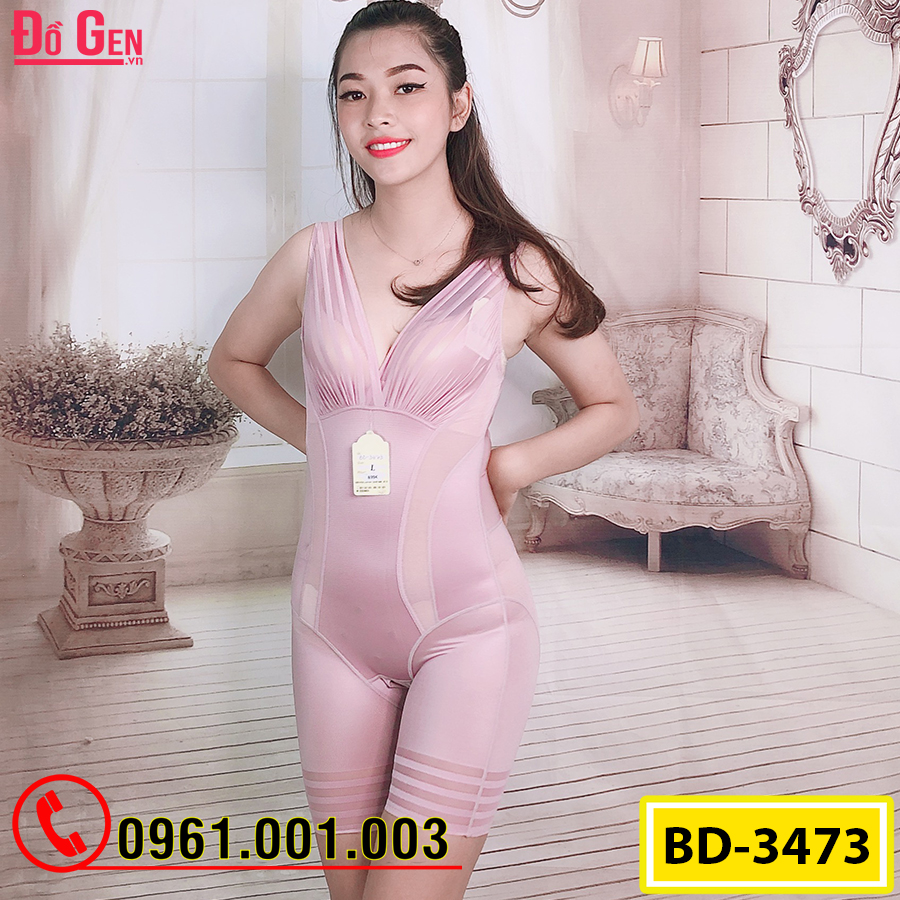 Bộ Đồ Lót Gen Định Hình - Gen Nịt Bụng Thu Gọn Vòng Eo (Cod: BD-3473)