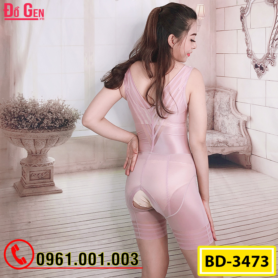 Bộ Đồ Lót Gen Định Hình - Gen Nịt Bụng Thu Gọn Vòng Eo (Cod: BD-3473)