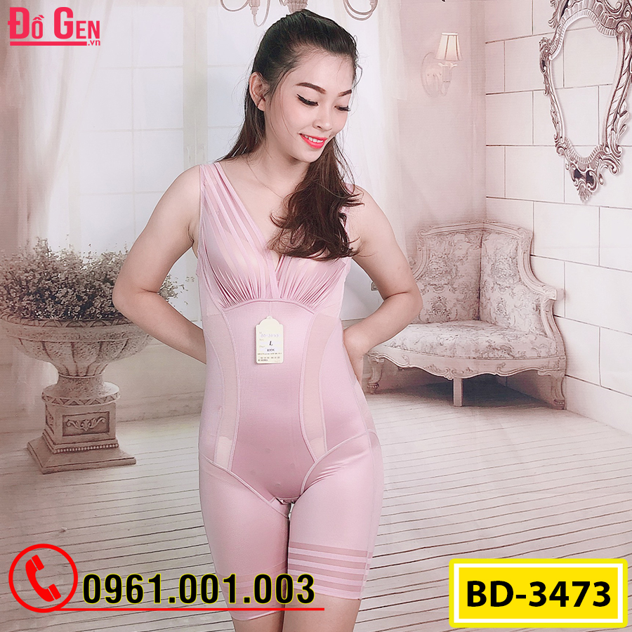 Bộ Đồ Lót Gen Định Hình - Gen Nịt Bụng Thu Gọn Vòng Eo (Cod: BD-3473)