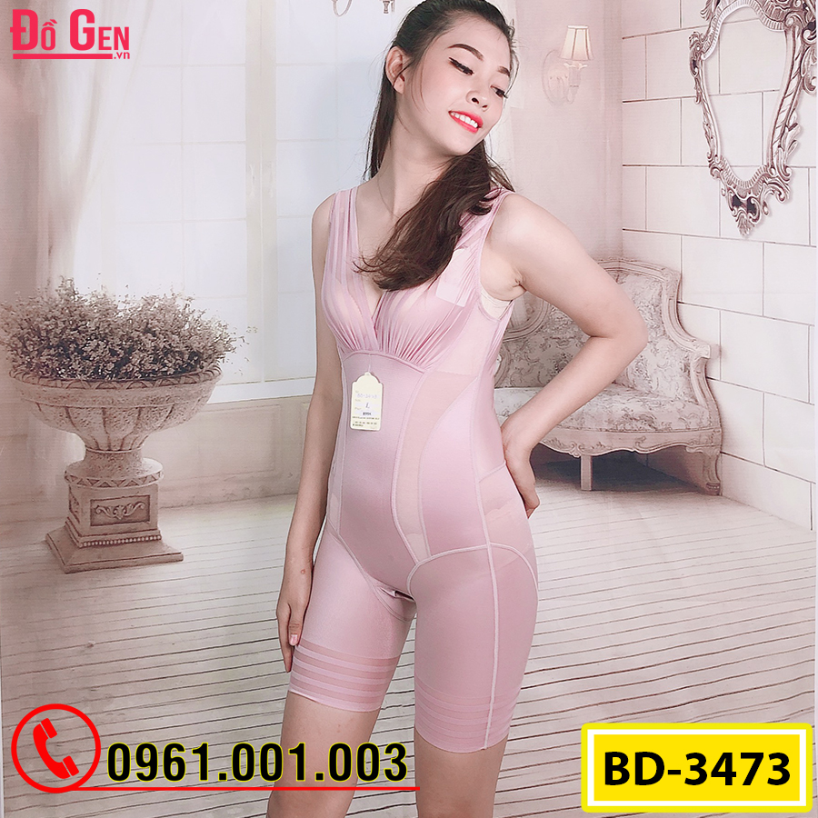 Bộ Đồ Lót Gen Định Hình - Gen Nịt Bụng Thu Gọn Vòng Eo (Cod: BD-3473)