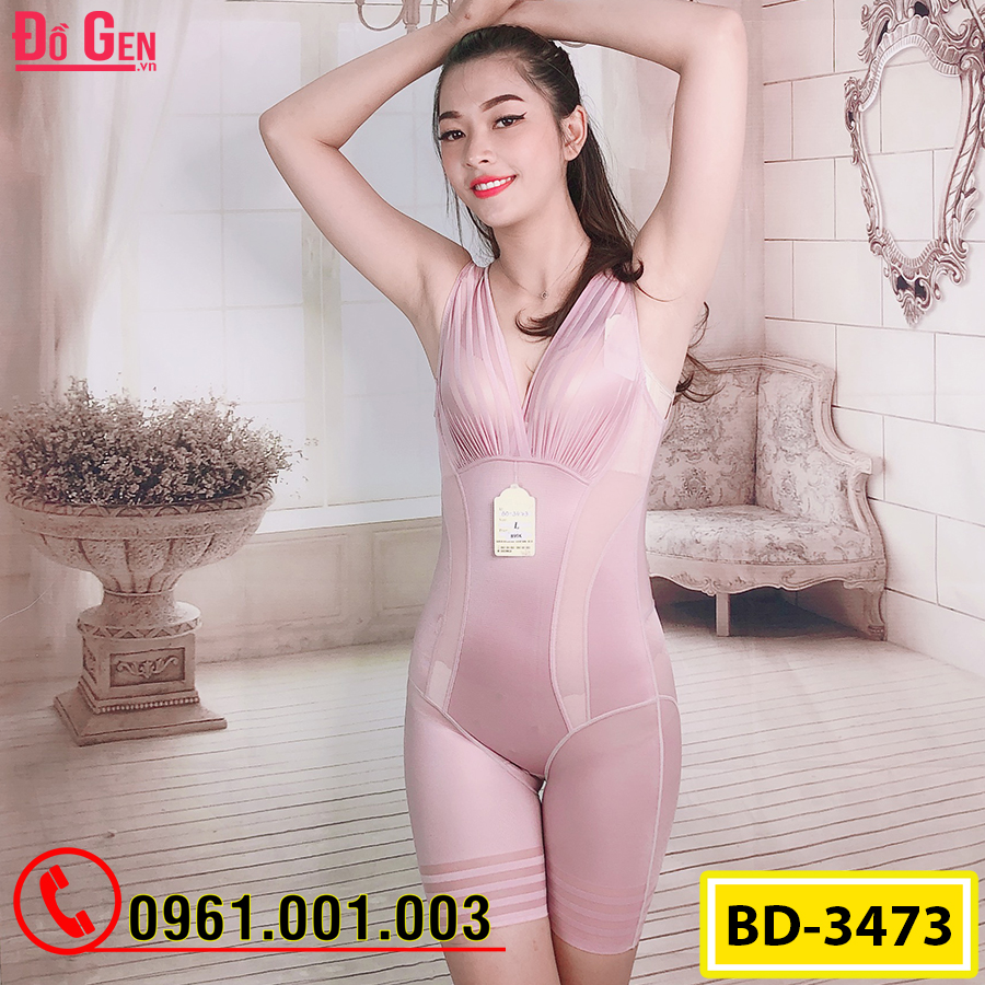 Bộ Đồ Lót Gen Định Hình - Gen Nịt Bụng Thu Gọn Vòng Eo (Cod: BD-3473)