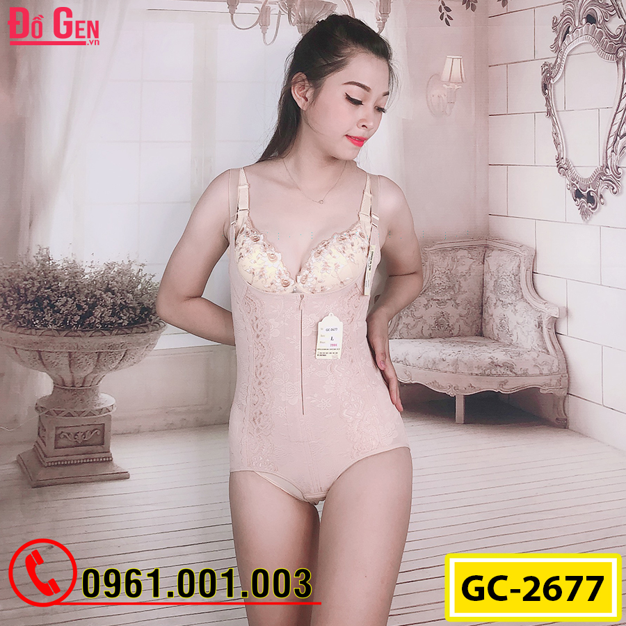 Bộ Đồ Lót Gen Định Hình - Gen Nịt Bụng Thu Gọn Vòng Eo (Cod: GC-2677)