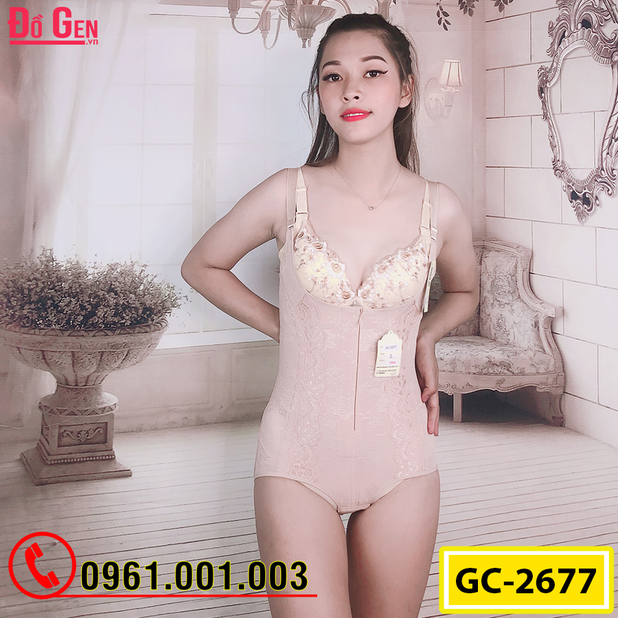 Bộ Đồ Lót Gen Định Hình - Gen Nịt Bụng Thu Gọn Vòng Eo (Cod: GC-2677)